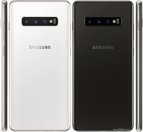 Image sur Samsung Galaxy S10 Plus 128GB / 8GB RAM- 6.4 pouces - 12MP+12MP+16MP/10MP + 8MP - 4100 mAh non amovible- occasion d'Europe + Gift (glace+ chargeur + pochette) - 03 Mois garantie