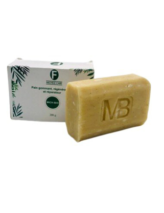 Agrandir l'image de Savon de toilette Pain Gommant Regénérateur et Réparateur de Mich-Bio 200g Image de Savon de toilette Pain Gommant Regénérateur et Réparateur de Mich-Bio 200g