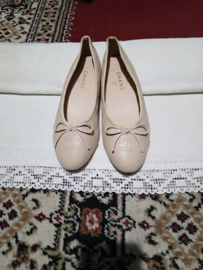 Image sur Ballerine chanel de couleur marronne