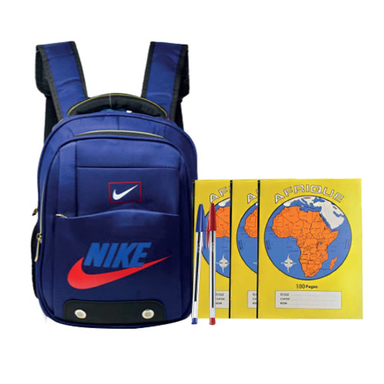Image sur PACK-PRIMAIRE - 1 sac a dos NIKE/Adidas/Calvin Klein/Supreme + 2 stylos bleu Schneider + 3 cahiers de 100 pages