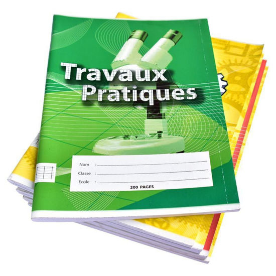Image sur Cahier Francophone - SAFCA - ENSEIGNEMENT SECONDAIRE - 5 cahiers de 200 pages Travaux Pratiques + 10 cahiers de 100 pages
