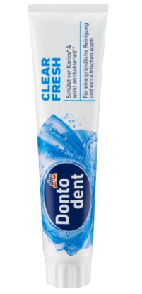 Agrandir l'image de Dentifrice Clear Fresh Dontodent,125 ml Image de Dentifrice Clear Fresh Dontodent,125 ml