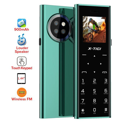 Image de Q5  X-Tigi - Dual Sim - 1.44" - 32Mo+32Mo - Téléphone Basique -  Vert - 13 mois