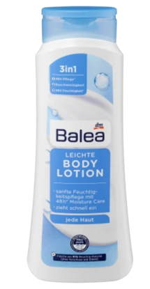 Agrandir l'image de Lait Corporel Hydratant Riche Balea, 400 ml Image de Lait Corporel Hydratant Riche Balea, 400 ml