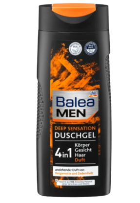 Agrandir l'image de Gel De Douche Balea Men Deep Sensation, 300 ml Image de Gel De Douche Balea Men Deep Sensation, 300 ml