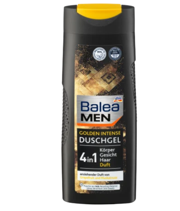 Agrandir l'image de Gel De Douche Balea Men Golden Intense , 300 ml Image de Gel De Douche Balea Men Golden Intense , 300 ml