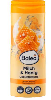 Agrandir l'image de Gel De Douche Balea Lait & Miel, 300 ml Image de Gel De Douche Balea Lait & Miel, 300 ml