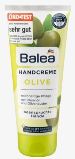Image sur Crème de Mains Olive, Balea, 100 ml