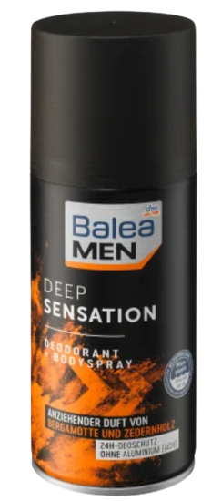 Image sur Déodorant Balea Men Bodyspray Deep Sensation, 150 ml