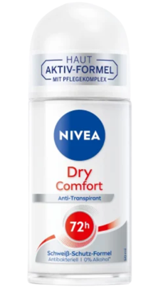 Agrandir l'image de Anti-transpirant Deo Roll-on Dry Comfort 72 Heures, 50 ml Image de Anti-transpirant Deo Roll-on Dry Comfort 72 Heures, 50 ml