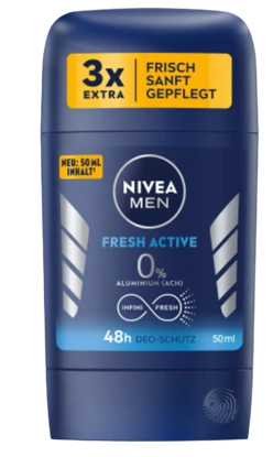 Agrandir l'image de Deostick Nivea Men Fresh Active, 50 ml Image de Deostick Nivea Men Fresh Active, 50 ml