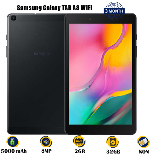 Image sur SAMSUNG Galaxy Wifi Tab A 8 wifi occasion - 8.0 pouces  - 8MP/2MP - 32 Go / 2 Go RAM - 5000 mAh, non-removable  -   03 mois de garantie