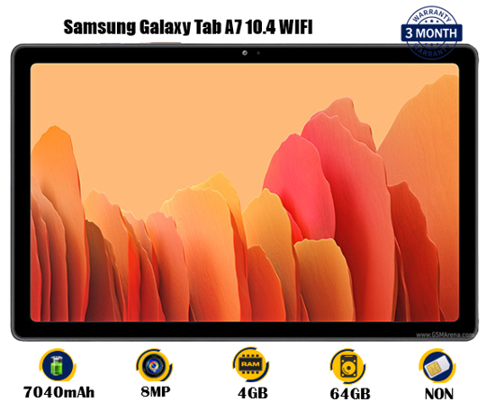 Image sur Samsung Galaxy Tab A7 Wi-Fi - occasion d europe  - 10.4 pouces   - 64 Go / 3Go - 8MP/5MP - 7040 mAh -   03 mois de garantie