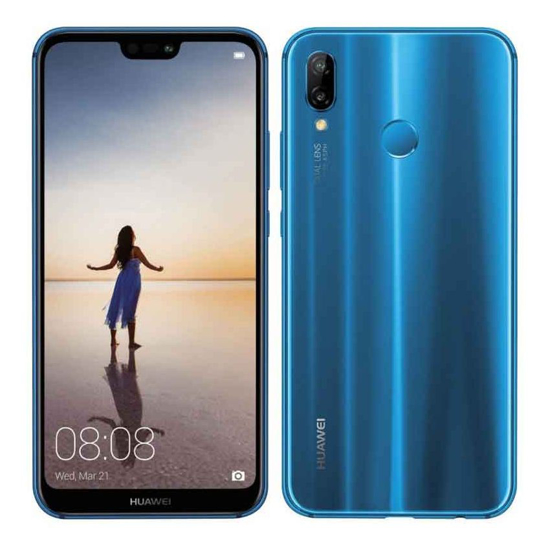 Image sur Huawei P 20 - Occasion - 5.8 pouces - 128G / 4G - 12MP + 20MP  / 24MP  - 3400 mAh, non amovible   -  gifts(chargeur + glace + montre connectée M8)-03 Mois garantie