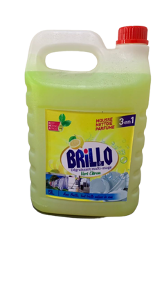 Image de Dégraissant BRILLO 5 litres  - 3 en 1   pour Linge, sol domestique et sol industriel