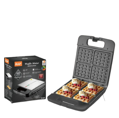 Agrandir l'image de Machine à Gaufre électrique antiadhésif  - 1400W Image de Machine à Gaufre électrique antiadhésif  - 1400W