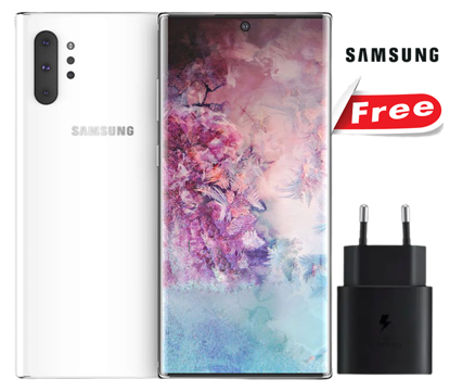 Image de Samsung Galaxy Note 10+ occasion - 1SIM - 256GB ROM - 8GB RAM - 4300mAh + Cordon + Boitier ( 03 mois de Garantie )