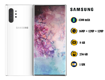Image sur Samsung Galaxy Note 10+ occasion d europe - 1SIM - 256GB ROM - 8GB RAM - 16MP+12MP+12 MP - 4300mAh  - gifts (pochette + chargeur + ecouteur sans fil + montre connectée)- 03 mois de Garantie