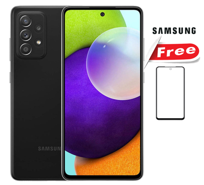 Agrandir l'image de Samsung Galaxy A52 Duos scellé - 128GB /6GB - 6.5 pouces - 64MP+12MP+5MP+5MP/32MP - 4500 mAh non amovible - Gift (Glace + chargeur) - occasion d'europe  - 03 Mois garantie Image de Samsung Galaxy A52 Duos scellé - 128GB /6GB - 6.5 pouces - 64MP+12MP+5MP+5MP/32MP - 4500 mAh non amovible - Gift (Glace + chargeur) - occasion d'europe  - 03 Mois garantie