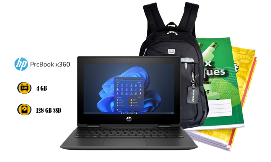 Image sur HP PROBOOK x360 G2 tactile - CORE i5 6ieme GÉNÉRATION  2.8GHZ- RAM 4Go ROM 128SSD 6- gifts (Sac a dos  + 5 cahiers Travaux pratiques 200pages )