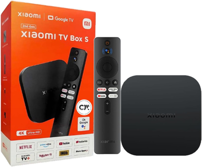 Agrandir l'image de Xiaomi TV Box S (2e génération) Lecteur multimédia en streaming 4K Ultra HD, Google TV Box avec 2 Go de RAM 8 Go de ROM, double WiFi 2,4G/5G, Bluetooth 5.2 et Dolby Audio et DTS-HD, Dolby Vision, HDR10+ Image de Xiaomi TV Box S (2e génération) Lecteur multimédia en streaming 4K Ultra HD, Google TV Box avec 2 Go de RAM 8 Go de ROM, double WiFi 2,4G/5G, Bluetooth 5.2 et Dolby Audio et DTS-HD, Dolby Vision, HDR10+