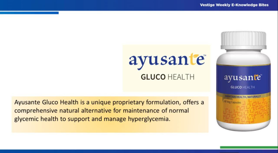 Image sur Complement alimentaire,AYSANTE GLUCO HEALTH, 60 capsules,VESTIGE