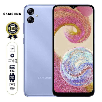 Image de Samsung Galaxy A04E ( SM-A042F/DS ) - 64Go/3Go – 6,5” – 2Sim - 13MP+2MP/5MP - 5000mAh - 24 mois de garantie
