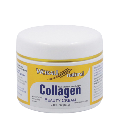 Image de Crème Eclaircissante visage et corps Collagen - Wokali 80g