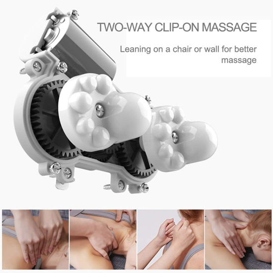 Image sur Oreiller de Massage Portable Rechargeable en forme de U, oreiller de Massage Cervical pour voiture, oreiller cervical pour la maison, les voyages, le bureau