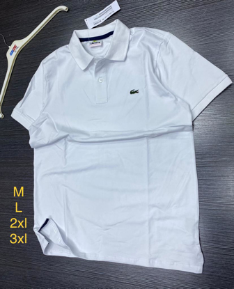 Agrandir l'image de Polo générique pure  coton Lacoste, blanc Image de Polo générique pure  coton Lacoste, blanc