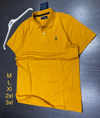 Agrandir l'image de Polo générique pure  coton ralph, jaune moutarde Image de Polo générique pure  coton ralph, jaune moutarde