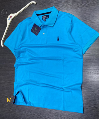 Agrandir l'image de Polo générique pure  coton ralph, Bleu Ciel Image de Polo générique pure  coton ralph, Bleu Ciel