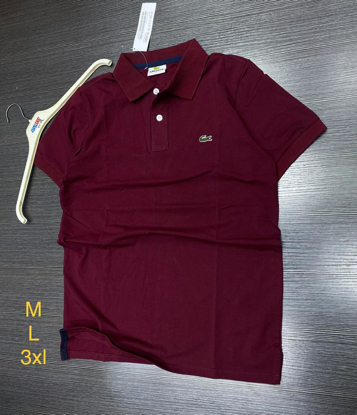 Agrandir l'image de Polo générique pure  coton Lacoste, Bordeau Image de Polo générique pure  coton Lacoste, Bordeau