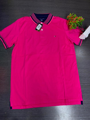 Agrandir l'image de Polo générique Pure Coton Tommy Hilfiger , Rose Image de Polo générique Pure Coton Tommy Hilfiger , Rose