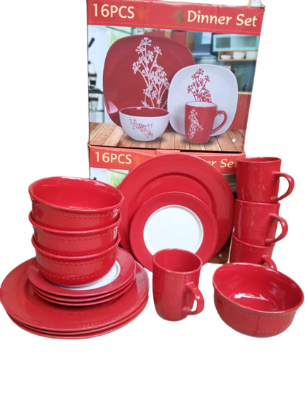 Set De Camping Vintage Ingrid Chicago - 26 Pièces (assiettes, Tasses, Bols) En Plastique, Occasion