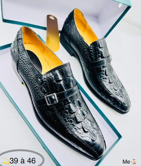 Image sur Chaussures Classe Crocot en cuir ciré, avec boucle , produit générique