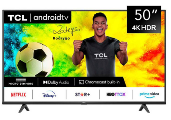 Image sur TCL 4K HDR TV​ with Google TV 50 Pouces 50P635 LED