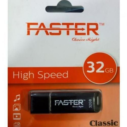 Agrandir l'image de Clé USB FASTER - 32Go - Noir Image de Clé USB FASTER - 32Go - Noir
