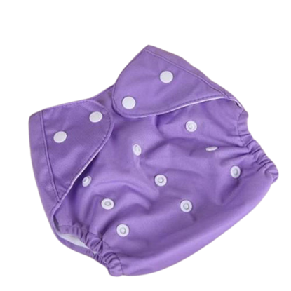 Agrandir l'image de Couche Lavable Et Réutilisable TE1 + insert en microfibre - Bébé 3,5 à 15 kg - Violet Image de Couche Lavable Et Réutilisable TE1 + insert en microfibre - Bébé 3,5 à 15 kg - Violet