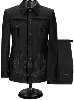 Agrandir l'image de Ensemble Costume Homme 2 pièces, Veste + Pantalon, Super 160 Image de Ensemble Costume Homme 2 pièces, Veste + Pantalon, Super 160