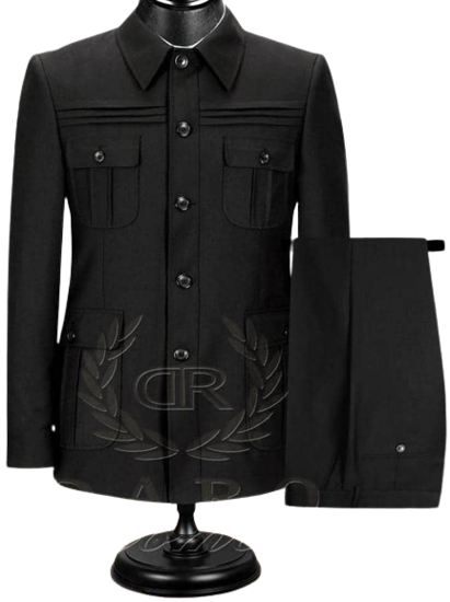 Veste de costume KONTIR Homme Noir - Ensembles et Costumes - 5C015738110 -  Gozzi Protection