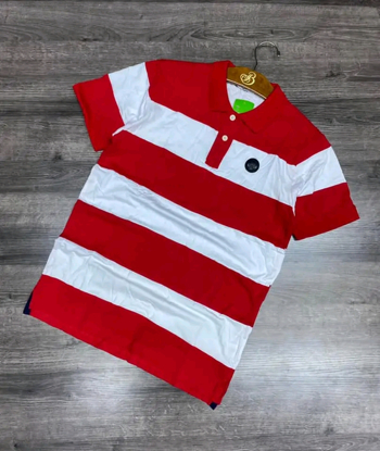 Image de Polo En Coton Raillé Multicolore