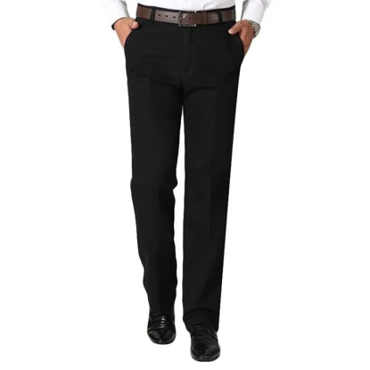 Image de Pantalon Tailleur Pied Classique, Noir