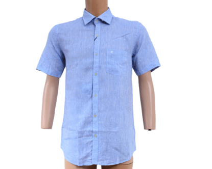 Image de Chemisette En Lin Bleu ciel Eclips