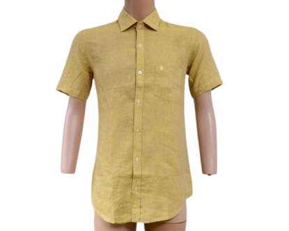 Image de Chemisette En Lin  Jaune Foncé , Eclips
