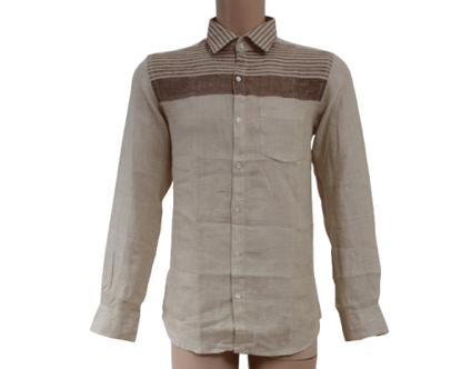 Agrandir l'image de Chemise B.Jones - 100% Lin - Authentique - Longue Manche - Marron Image de Chemise B.Jones - 100% Lin - Authentique - Longue Manche - Marron