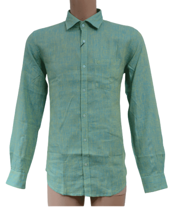 Agrandir l'image de Chemise Eslips - 100% Lin - Premium classic - Longue Manche - Vert clair Image de Chemise Eslips - 100% Lin - Premium classic - Longue Manche - Vert clair