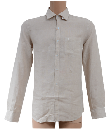 Agrandir l'image de Chemise B.Jones - 100% Lin - Authentique - Longue Manche - Marron clair Image de Chemise B.Jones - 100% Lin - Authentique - Longue Manche - Marron clair