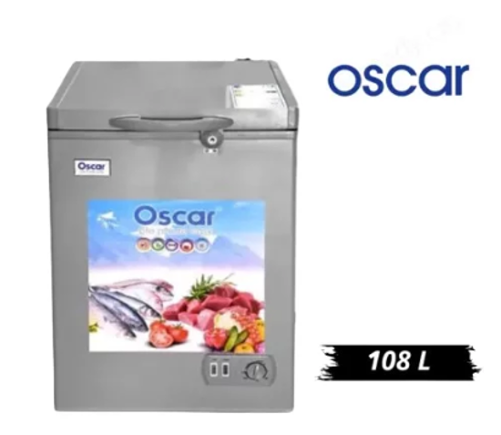 Image sur Congélateur coffre - OSCAR - 108 litres - OSC 160 - Argent - Garantie 6 Mois