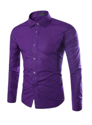 Image de Chemise en coton - violette
